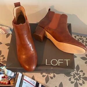 LOFT Brown Heeled Boots